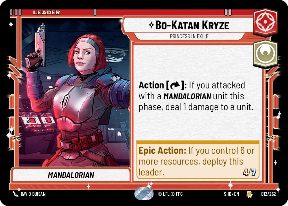 Bo-Katan Kryze - Princess in Exile (012/262) [Shadows of the Galaxy] | Pegasus Games WI