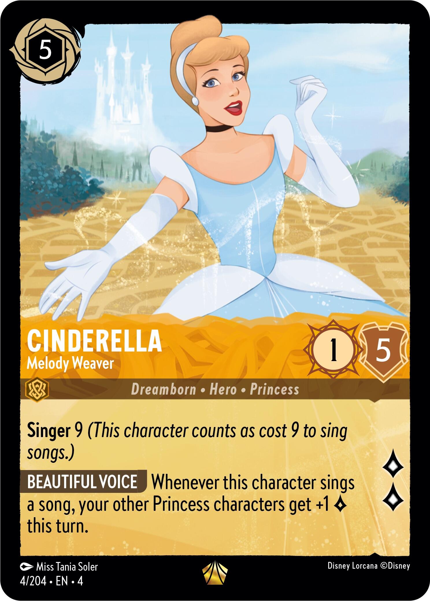 Cinderella - Melody Weaver (4/204) [Ursula's Return] | Pegasus Games WI