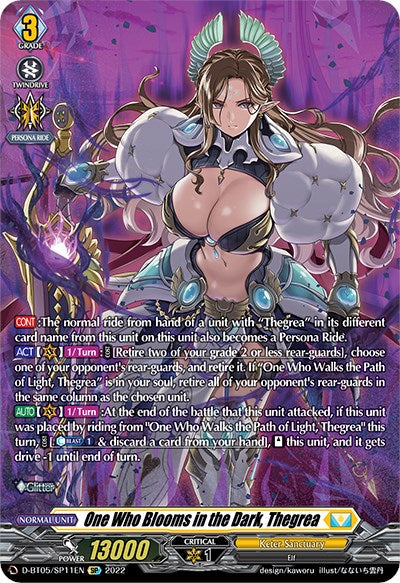 One Who Blooms in the Dark, Thegrea (D-BT05/SP11EN) [Triumphant Return of the Brave Heroes] | Pegasus Games WI