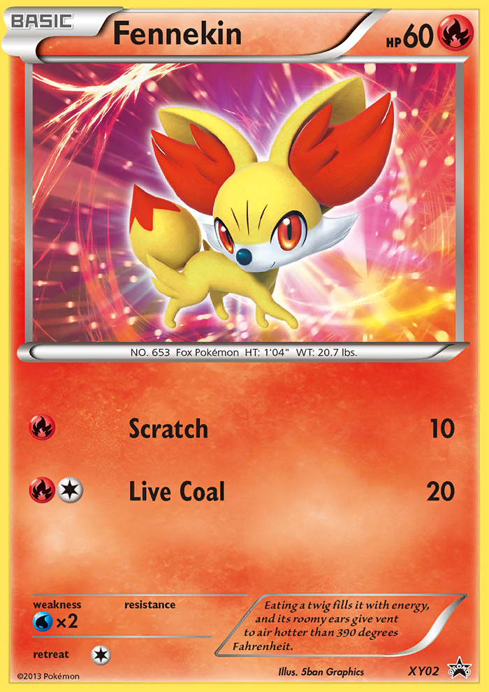 Fennekin (XY02) [XY: Black Star Promos] | Pegasus Games WI