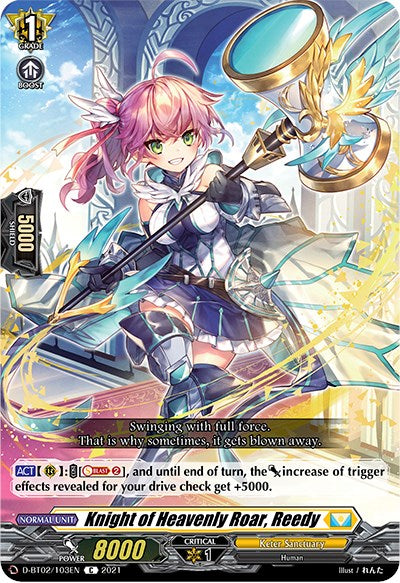 Knight of Heavenly Roar, Reedy (D-BT02/103EN) [A Brush with the Legends] | Pegasus Games WI