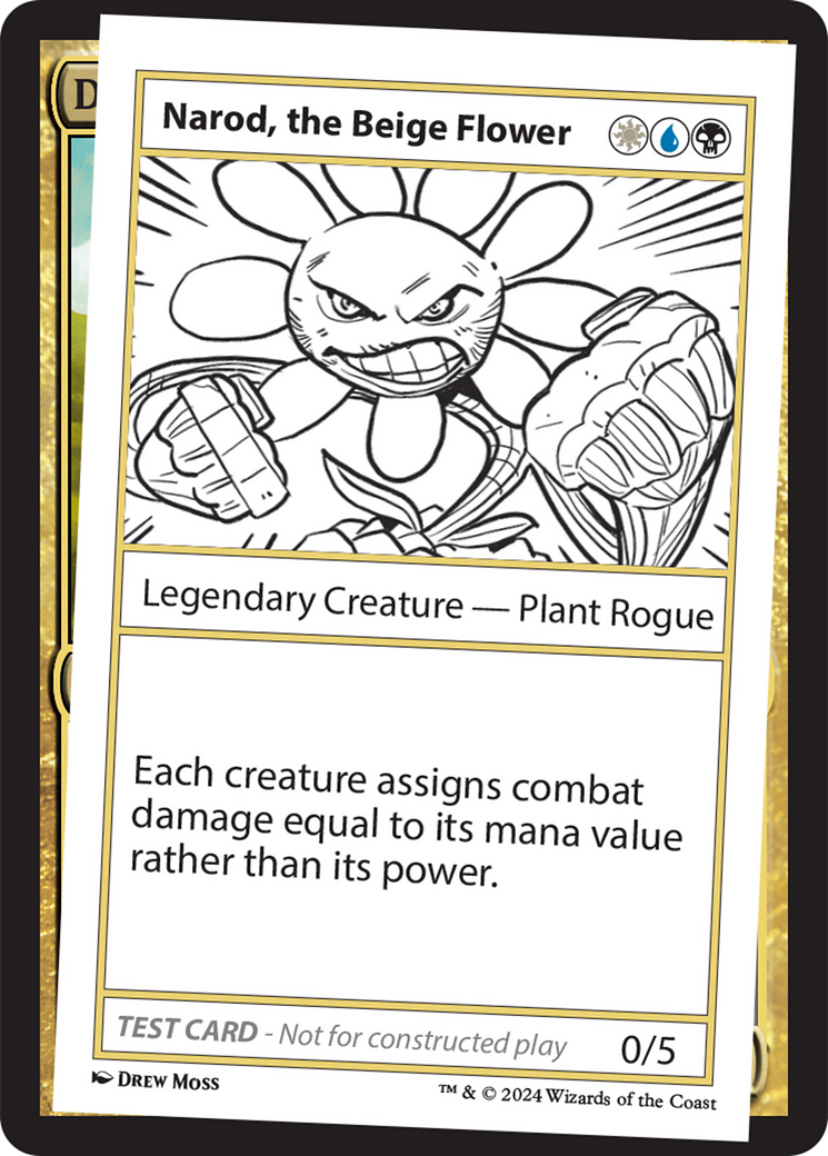 Narod, the Beige Flower [Mystery Booster 2 Playtest Cards] | Pegasus Games WI