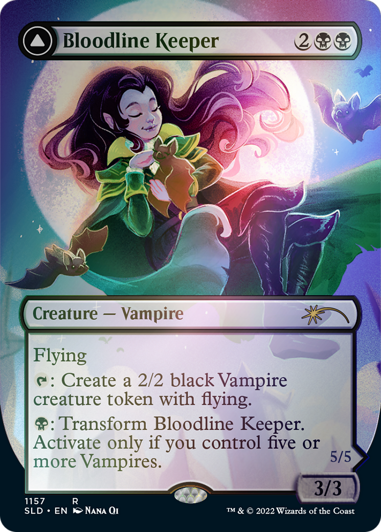 Bloodline Keeper // Lord of Lineage (Borderless) [Secret Lair: From Cute to Brute] | Pegasus Games WI