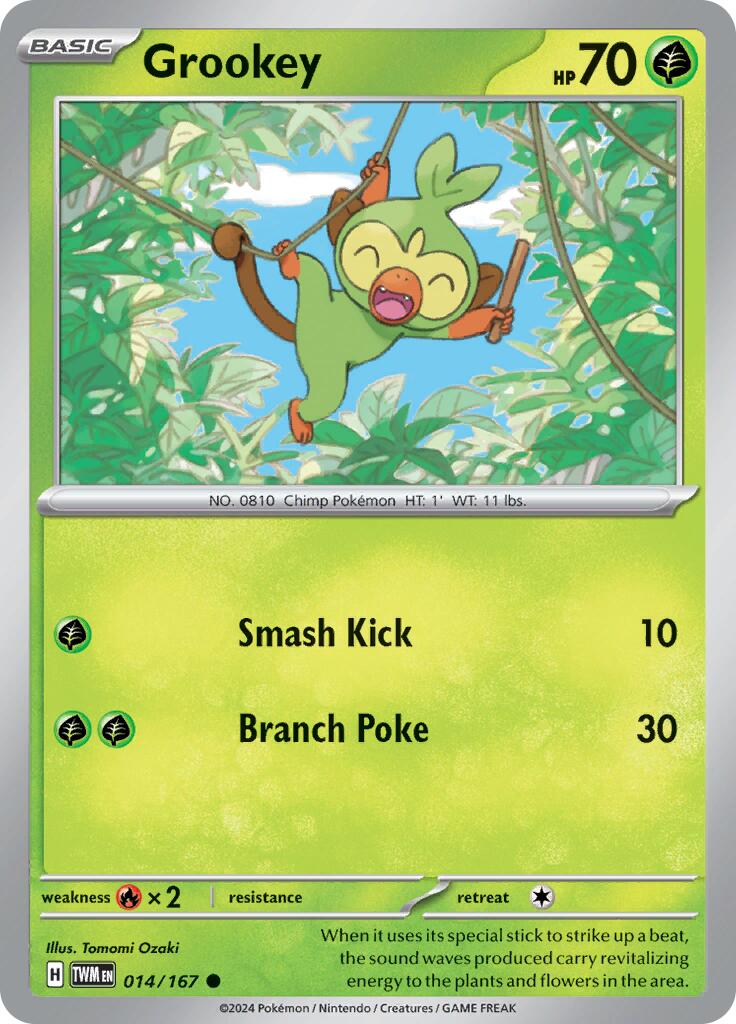 Grookey (014/167) [Scarlet & Violet: Twilight Masquerade] | Pegasus Games WI