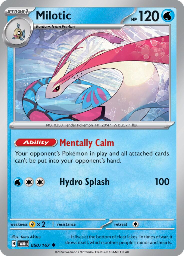 Milotic (050/167) [Scarlet & Violet: Twilight Masquerade] | Pegasus Games WI