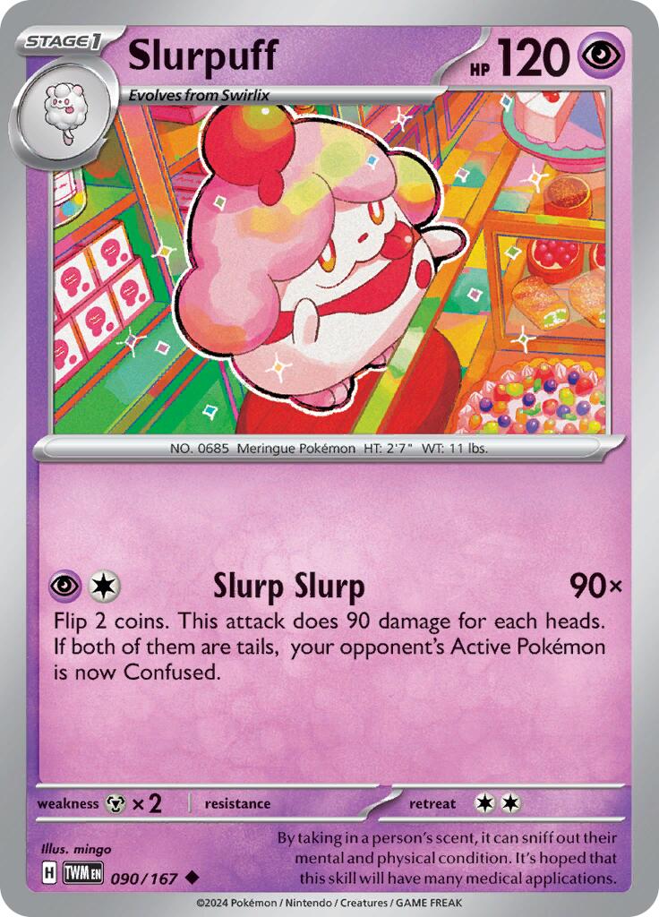 Slurpuff (090/167) [Scarlet & Violet: Twilight Masquerade] | Pegasus Games WI