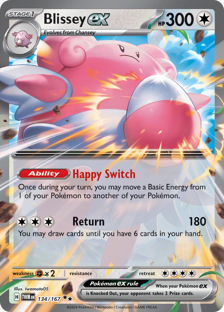 Blissey ex (134/167) [Scarlet & Violet: Twilight Masquerade] | Pegasus Games WI