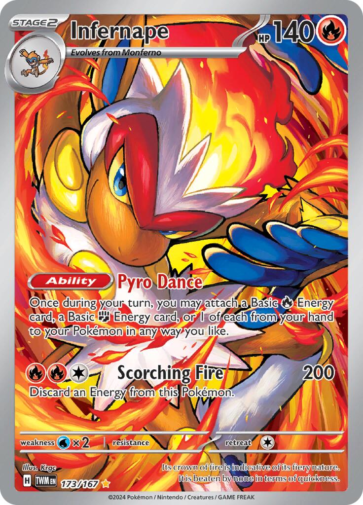 Infernape (173/167) [Scarlet & Violet: Twilight Masquerade] | Pegasus Games WI