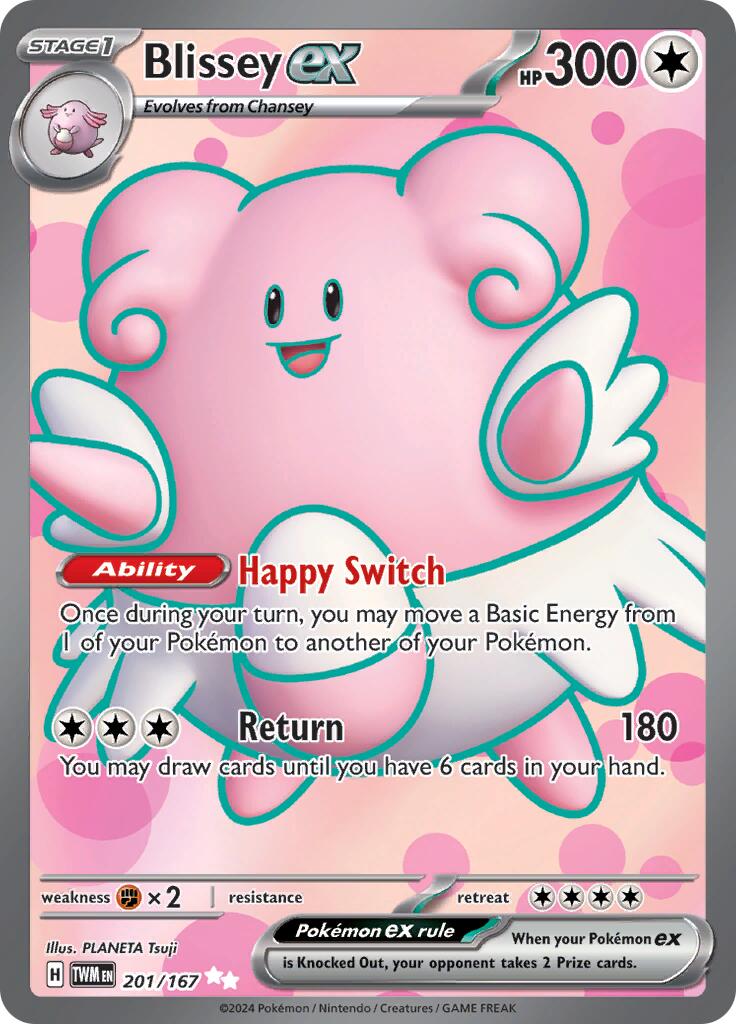 Blissey ex (201/167) [Scarlet & Violet: Twilight Masquerade] | Pegasus Games WI