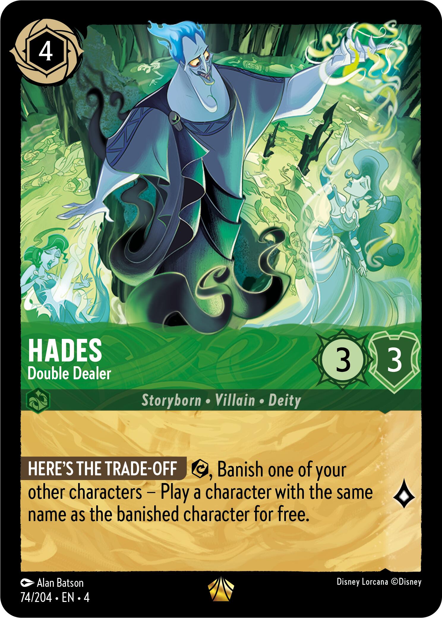 Hades - Double Dealer (74/204) [Ursula's Return] | Pegasus Games WI
