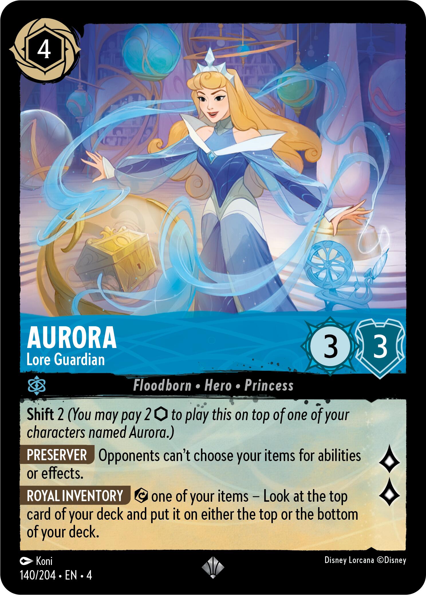 Aurora - Lore Guardian (140/204) [Ursula's Return] | Pegasus Games WI