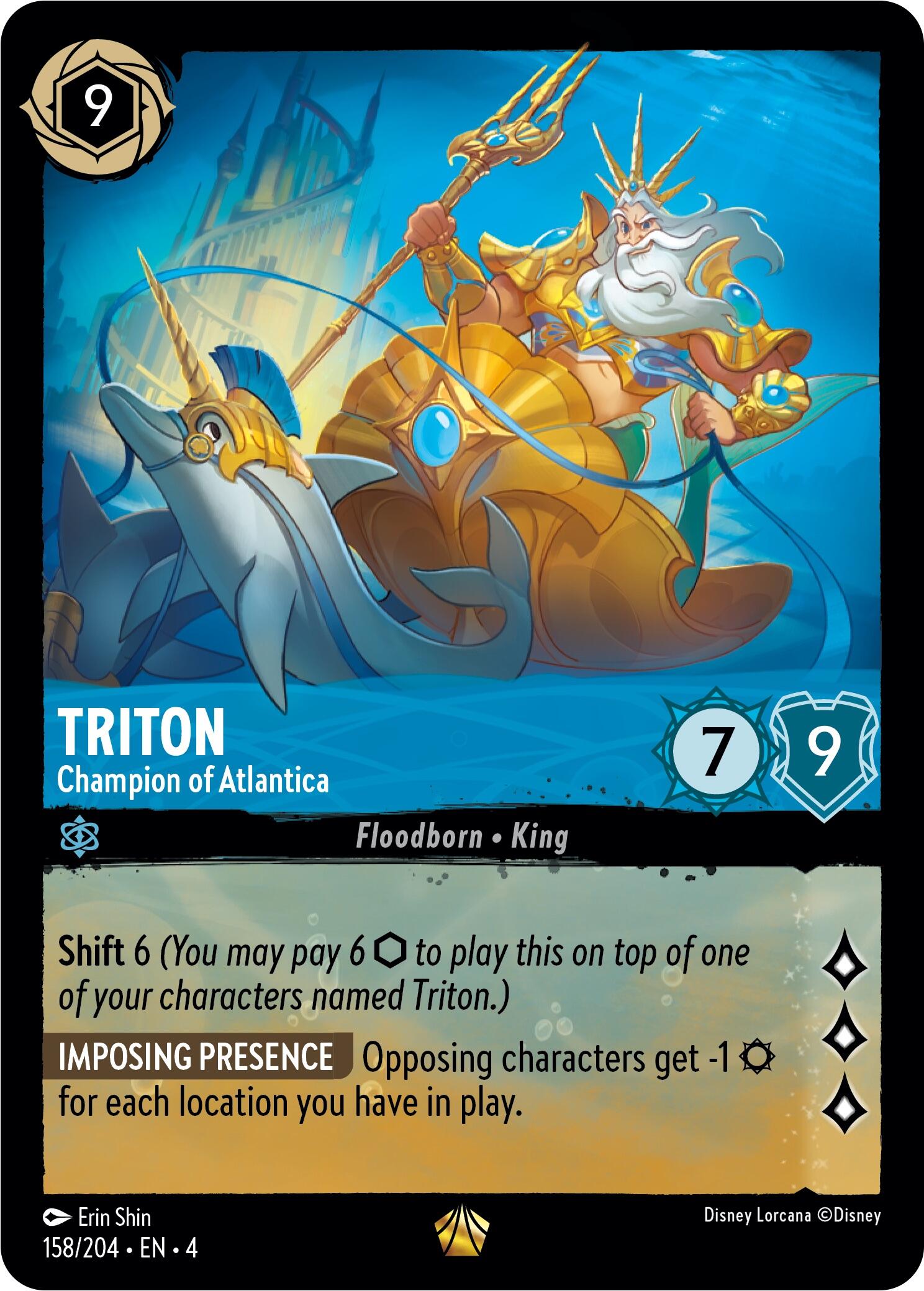 Triton - Champion of Atlantica (158/204) [Ursula's Return] | Pegasus Games WI