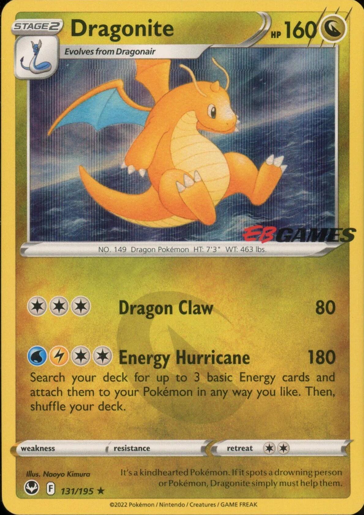 Dragonite (131/195) (EB Games Exclusive) [Miscellaneous Cards] | Pegasus Games WI