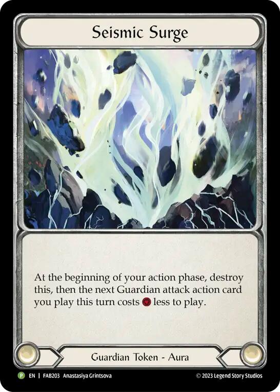 Seismic Surge (Cold Foil) [FAB203] (Promo)  Cold Foil | Pegasus Games WI