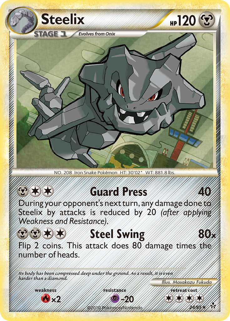 Steelix (24/95) [HeartGold & SoulSilver: Unleashed] | Pegasus Games WI