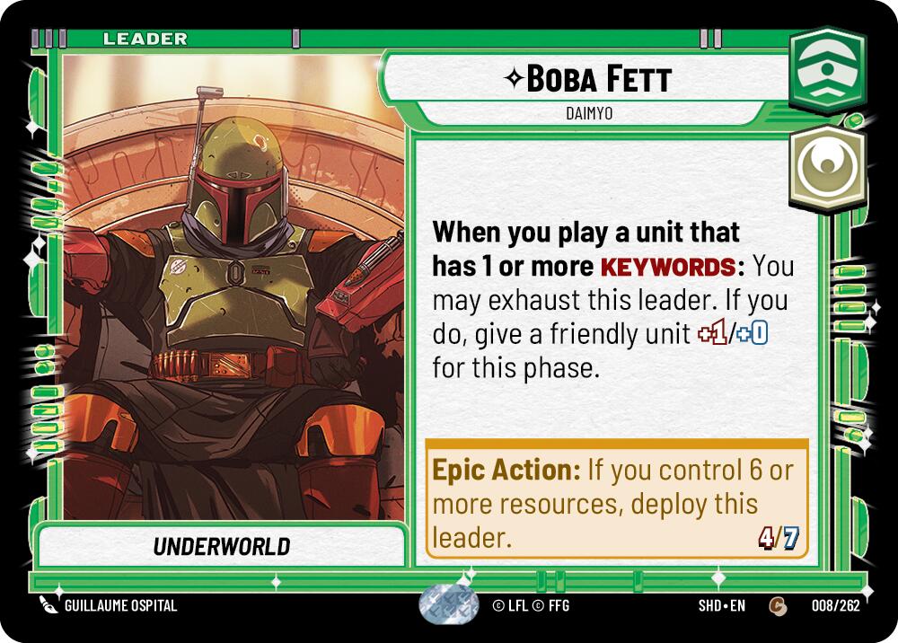 Boba Fett - Daimyo (008/262) [Shadows of the Galaxy] | Pegasus Games WI