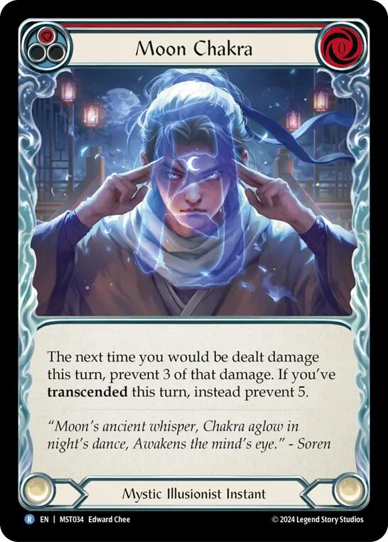 Moon Chakra (Red) [MST034] (Part the Mistveil) | Pegasus Games WI