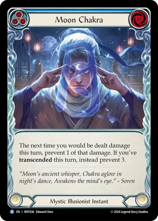 Moon Chakra (Blue) [MST036] (Part the Mistveil) | Pegasus Games WI