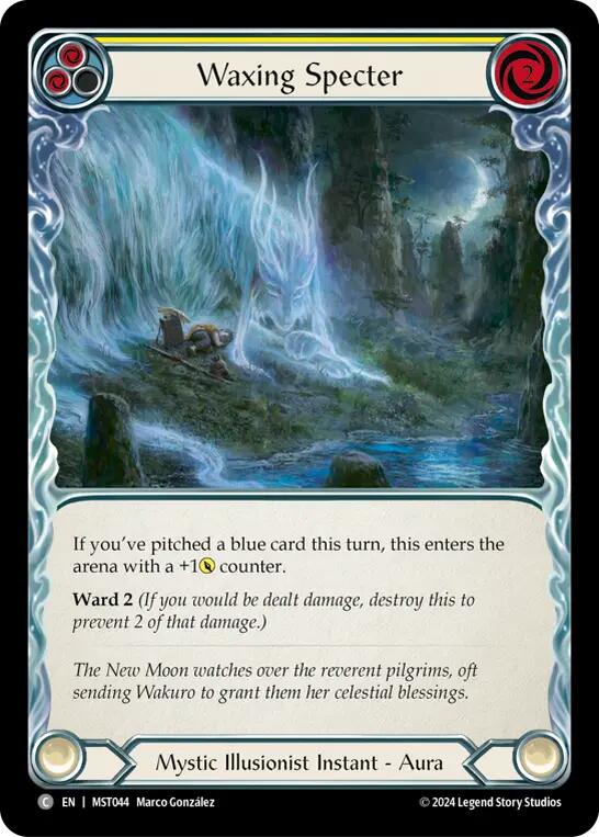 Waxing Specter (Yellow) [MST044] (Part the Mistveil) | Pegasus Games WI