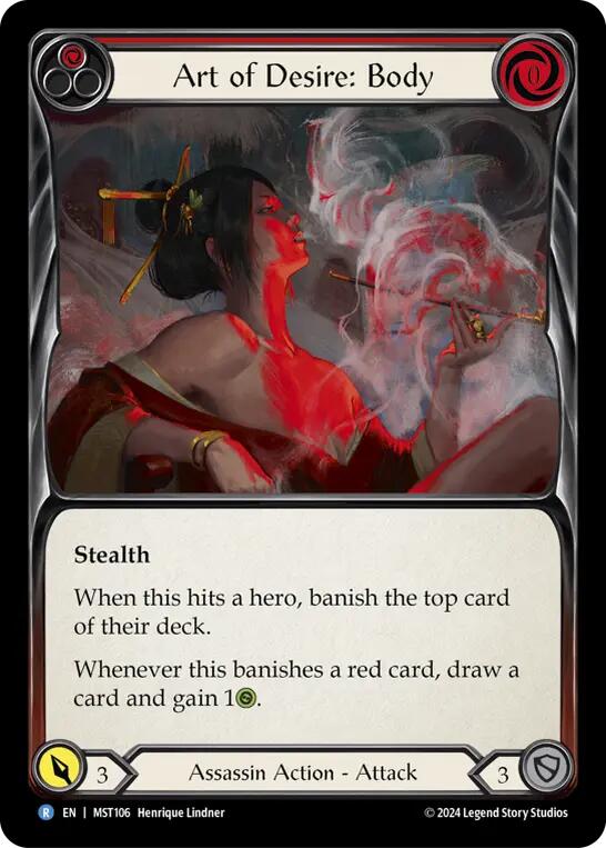 Art of Desire: Body (Red) [MST106] (Part the Mistveil) | Pegasus Games WI