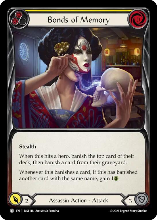 Bonds of Memory (Yellow) [MST116] (Part the Mistveil) | Pegasus Games WI