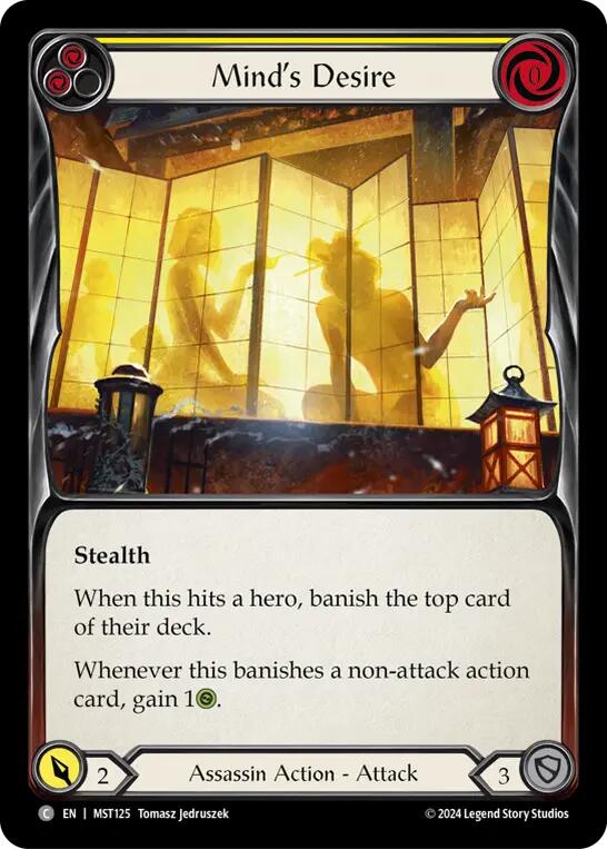 Mind's Desire (Yellow) [MST125] (Part the Mistveil) | Pegasus Games WI