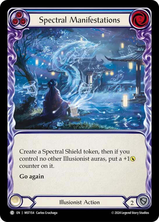 Spectral Manifestations (Blue) [MST154] (Part the Mistveil) | Pegasus Games WI