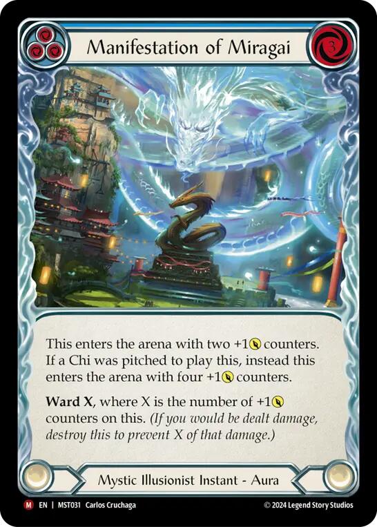 Manifestation of Miragai [MST031] (Part the Mistveil)  Rainbow Foil | Pegasus Games WI