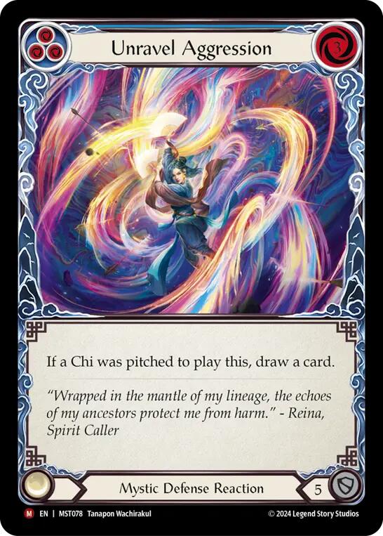 Unravel Aggression [MST078] (Part the Mistveil)  Rainbow Foil | Pegasus Games WI