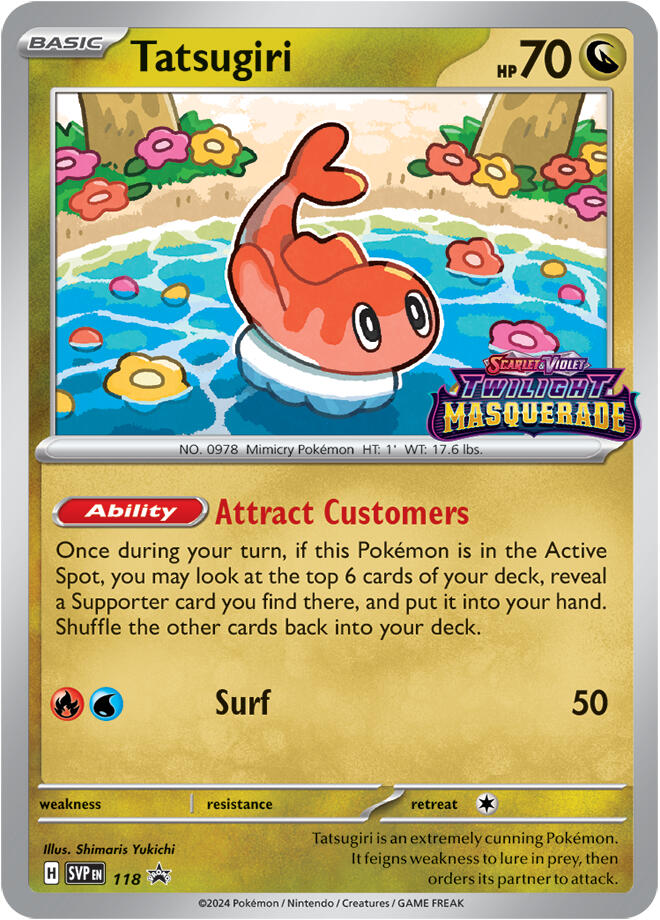 Tatsugiri (118) [Scarlet & Violet: Black Star Promos] | Pegasus Games WI