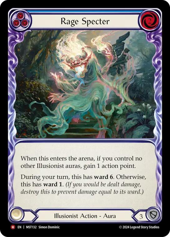 Rage Specter [MST132] (Part the Mistveil)  Rainbow Foil | Pegasus Games WI