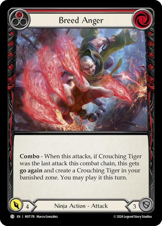 Breed Anger (Red) [MST176] (Part the Mistveil)  Rainbow Foil | Pegasus Games WI