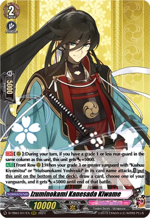 Izuminokami Kanesada Kiwame (D-TB04/011EN) [Touken Ranbu ONLINE 2023] | Pegasus Games WI