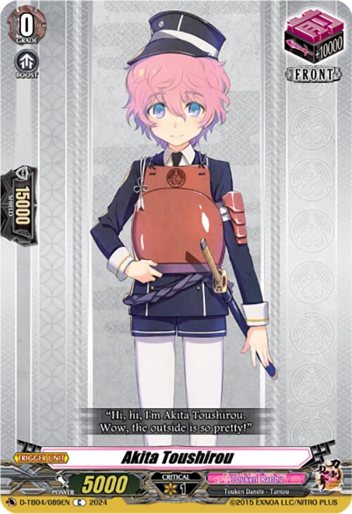 Akita Toushirou (D-TB04/089EN) [Touken Ranbu ONLINE 2023] | Pegasus Games WI