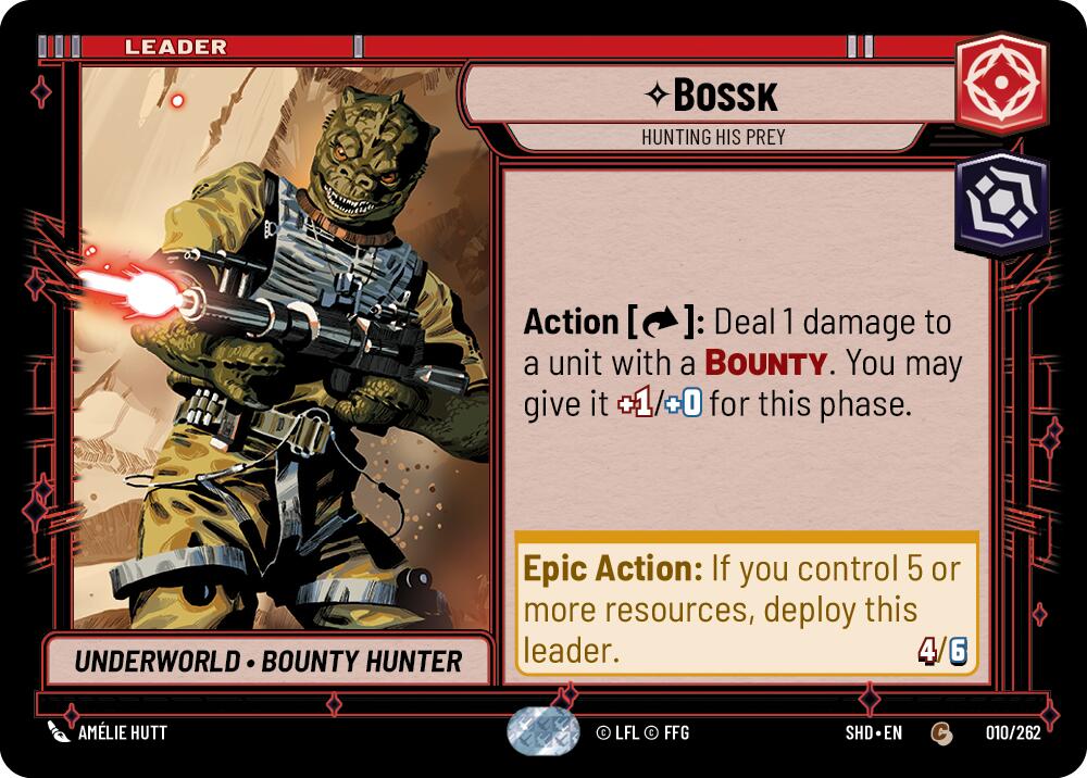 Bossk — Hunting His Prey (010/262) [Shadows of the Galaxy] | Pegasus Games WI