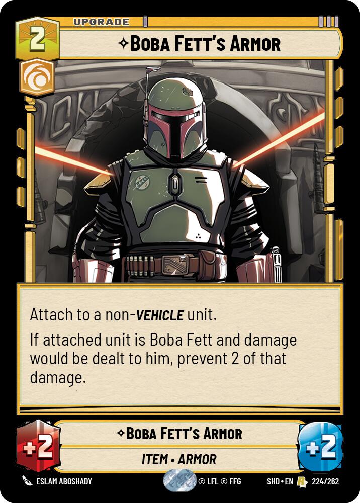 Boba Fett's Armor (224/262) [Shadows of the Galaxy] | Pegasus Games WI