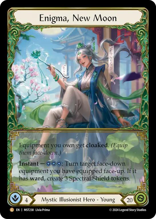 Enigma, New Moon [MST238] (Part the Mistveil)  Rainbow Foil | Pegasus Games WI
