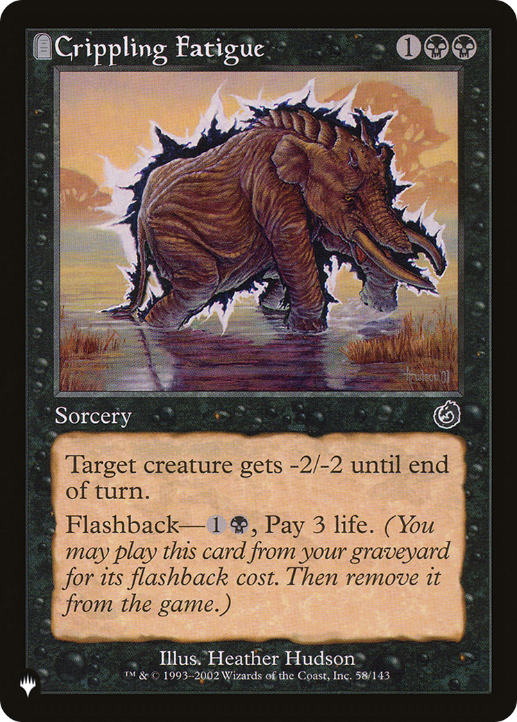Crippling Fatigue [The List] | Pegasus Games WI