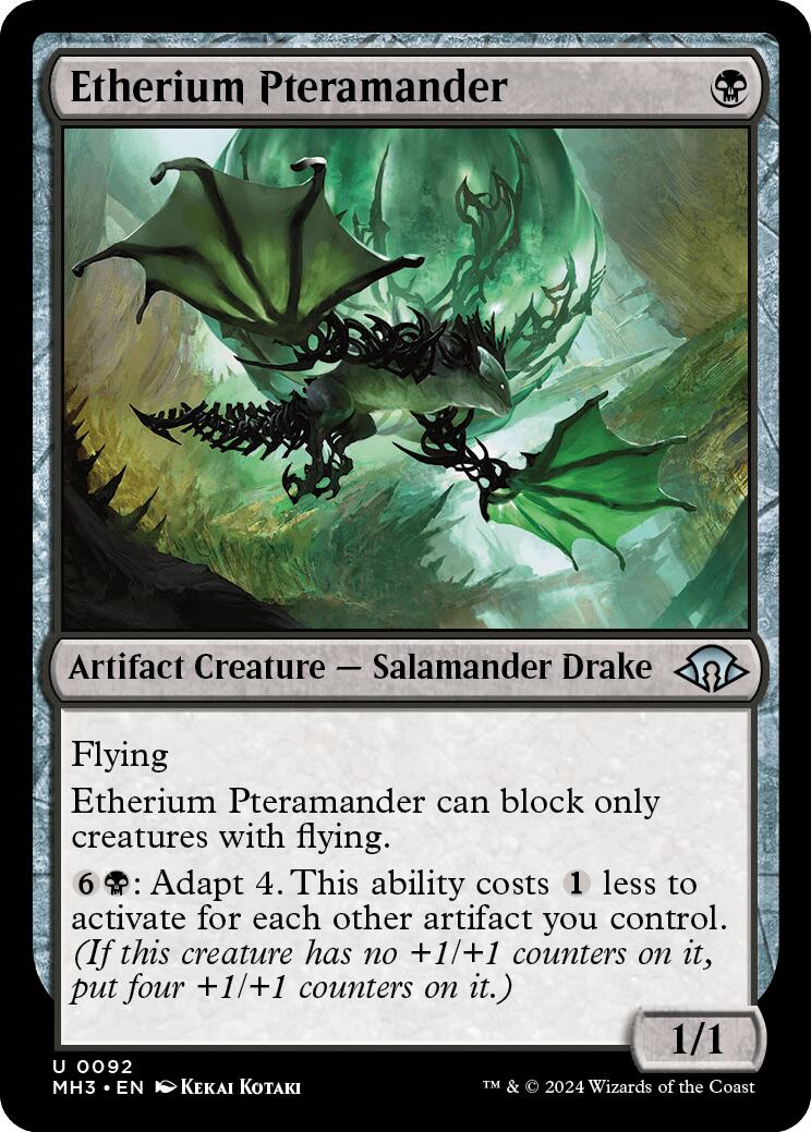 Etherium Pteramander [Modern Horizons 3] | Pegasus Games WI