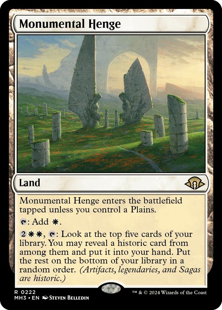 Monumental Henge [Modern Horizons 3] | Pegasus Games WI