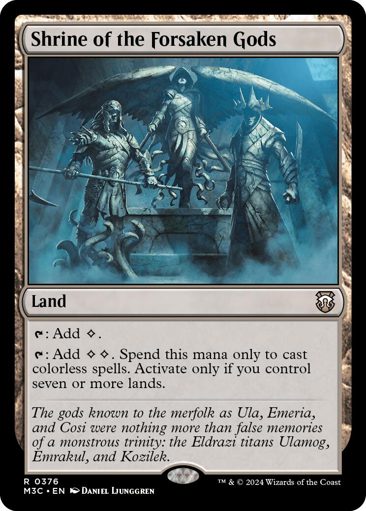 Shrine of the Forsaken Gods [Modern Horizons 3 Commander] | Pegasus Games WI