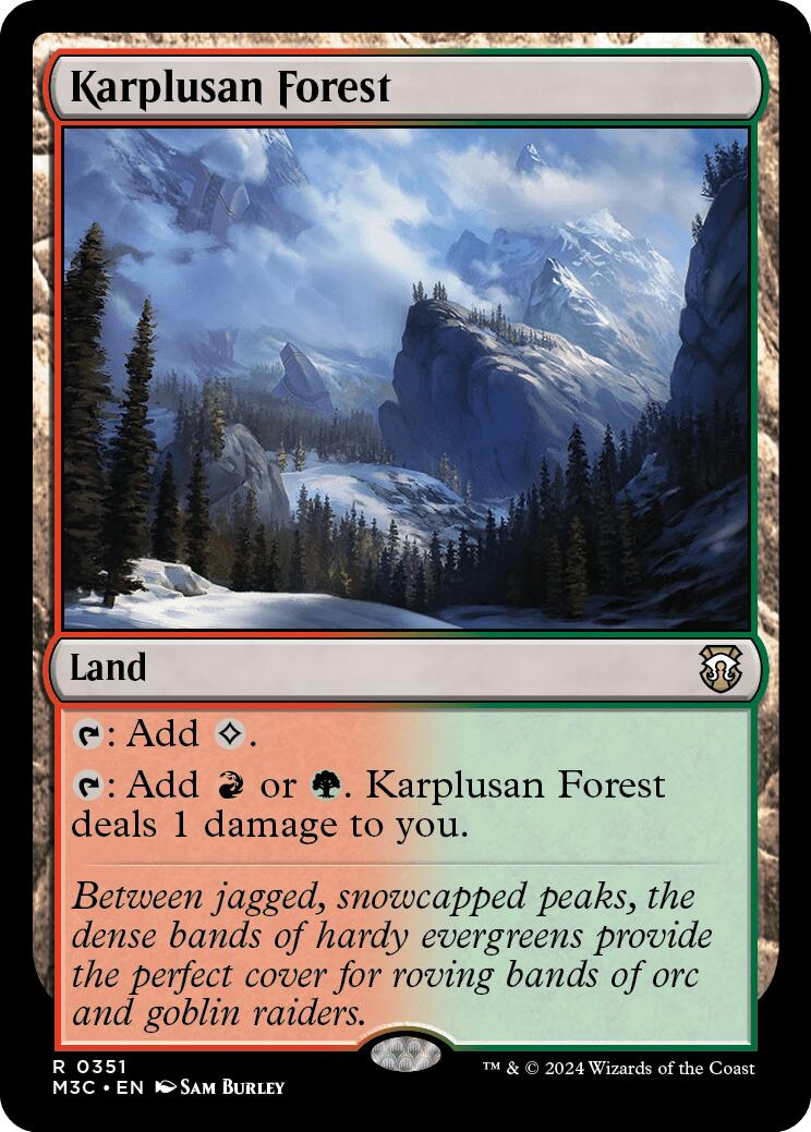 Karplusan Forest [Modern Horizons 3 Commander] | Pegasus Games WI