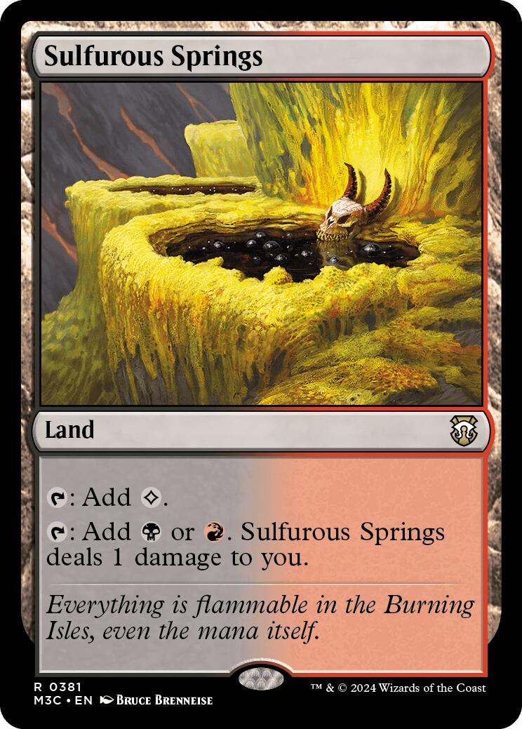 Sulfurous Springs [Modern Horizons 3 Commander] | Pegasus Games WI