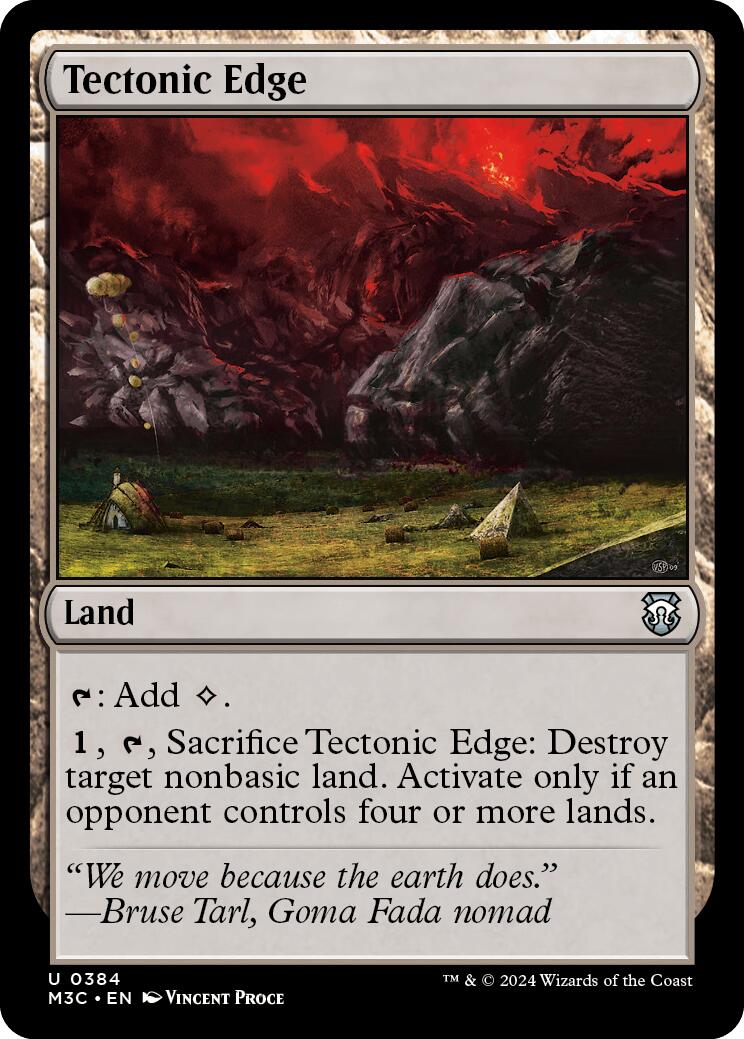 Tectonic Edge [Modern Horizons 3 Commander] | Pegasus Games WI