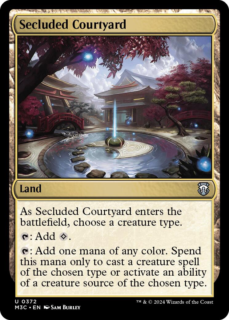 Secluded Courtyard [Modern Horizons 3 Commander] | Pegasus Games WI