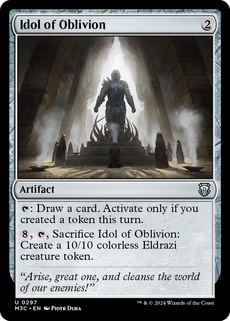 Idol of Oblivion [Modern Horizons 3 Commander] | Pegasus Games WI