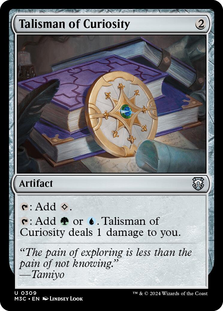 Talisman of Curiosity [Modern Horizons 3 Commander] | Pegasus Games WI