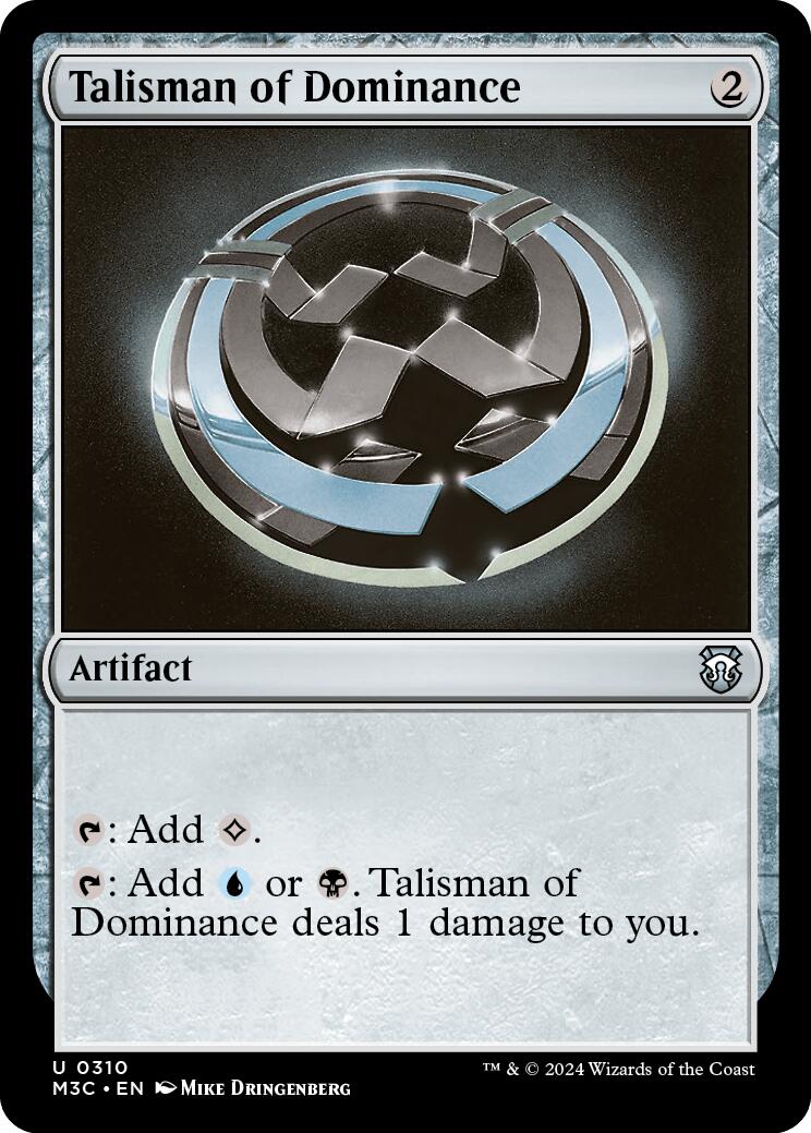 Talisman of Dominance [Modern Horizons 3 Commander] | Pegasus Games WI