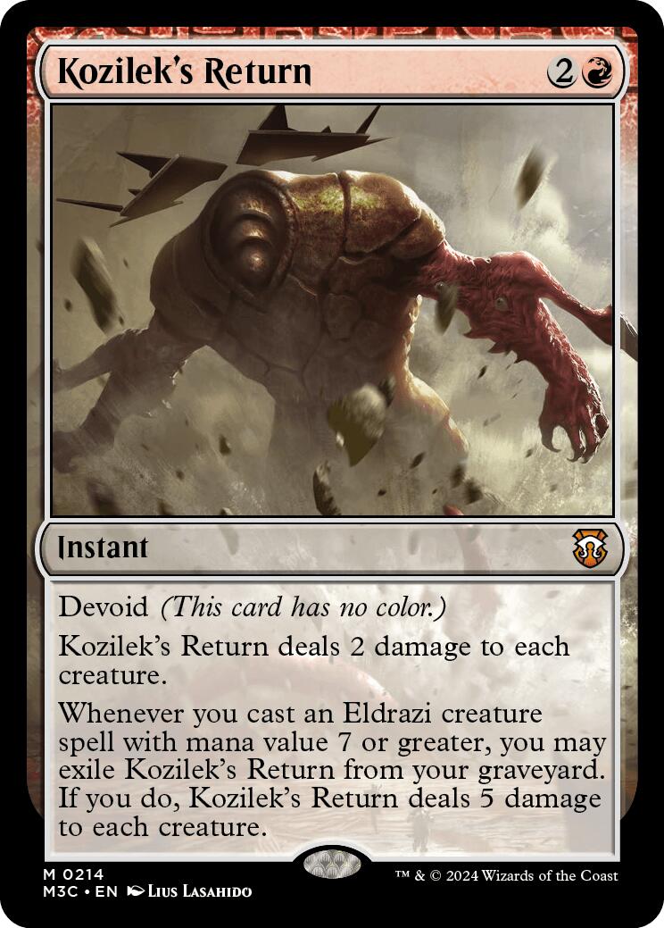 Kozilek's Return [Modern Horizons 3 Commander] | Pegasus Games WI