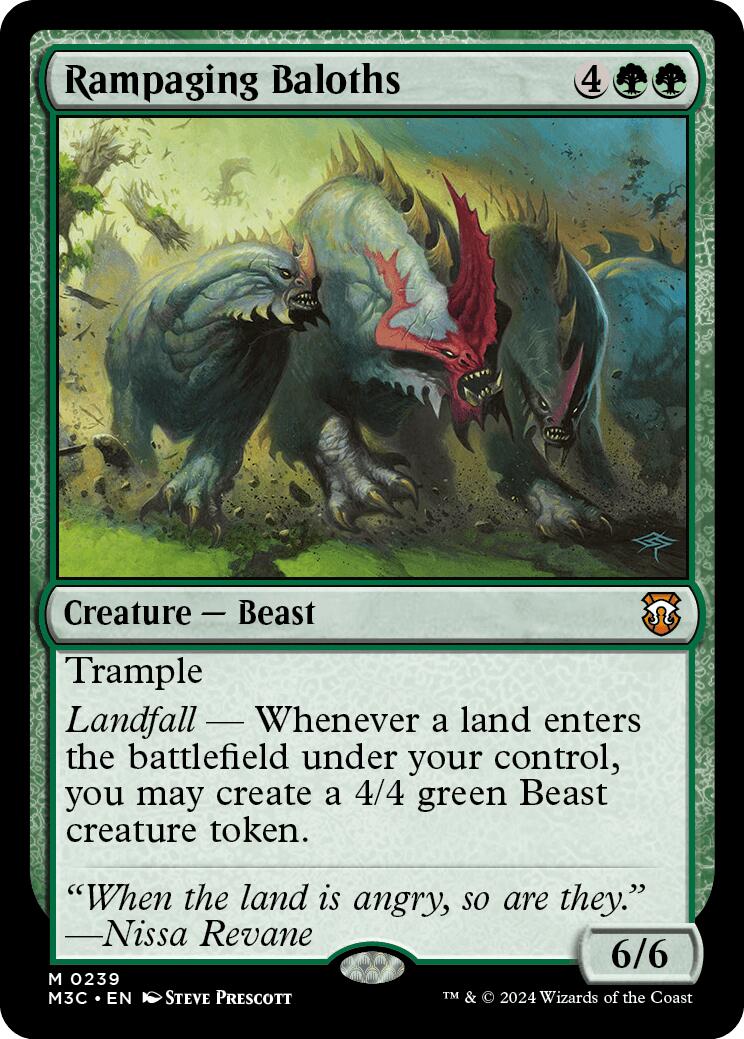 Rampaging Baloths [Modern Horizons 3 Commander] | Pegasus Games WI
